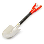 Fastrax Red Handle Metal Spade Shovel FAST2328R