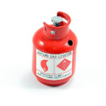 Fastrax Scale Painted Alloy Gas Bottle Red FAST2349R