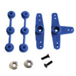 Fastrax Super Servo Horn 2 Blue FAST445B