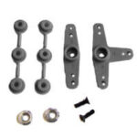 Fastrax Super Servo Horn 2 Black FAST445BK