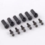 Fastrax Ball Cups (4) Black W/Ball Studs FAST45BK - Image 2