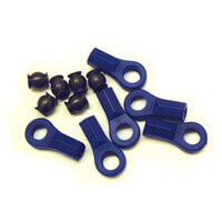 FAST46B Fastrax Rose Joints (6) Blue W/Balls FAST46B - Image 1