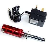 FAST50M Fastrax Aluminium Metered Glow Starter W/2100Mah Ni-Cd & Charger FAST50M - Image 1