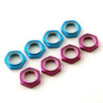 Fastrax 17mm X 1.0 Purple Serrated Wheel Nuts (4Pcs) FAST925P