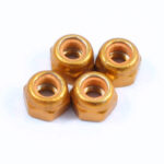 Fastrax M3 Gold Locknuts FASTM3G