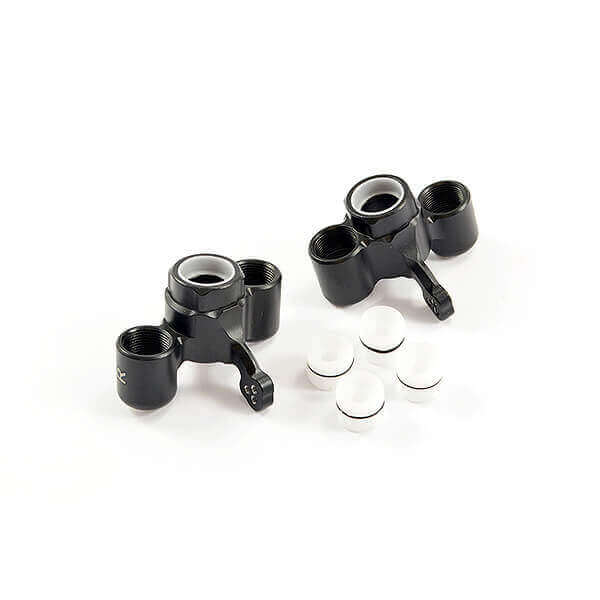 FTAR004BK Fastrax Arrma Front Alu Steeri Ng Knuckles (Pr) - Kraton/Outk FTAR004BK - Image 1