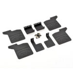 Fastrax Trx-4 Rubber Mudflaps & Alloy Mounts For Defender FTTX343