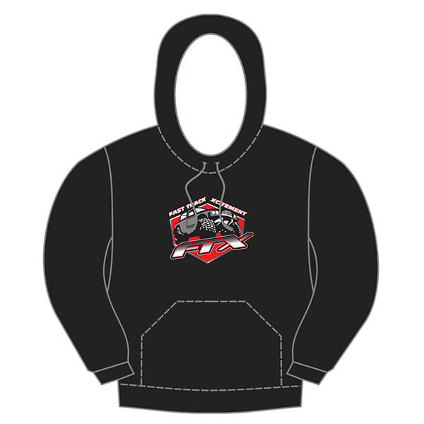 FTX0004XL FTX Badge Logo Brand Pullover Hoodie Black - X Large FTX0004XL - Image 1