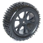 FTX Vantage Front Buggy Tyre Mounted On Wheels (Pr) - Black FTX6300B