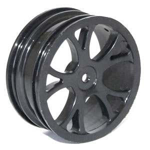 FTX6305B FTX Vantage Front Buggy Wheel 2Pcs - Black FTX6305B - Image 1