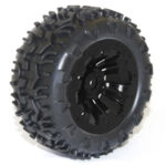 FTX Carnage Mounted Wheel/Tyre Complete Pair - Black FTX6310B