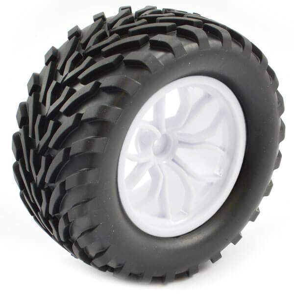 FTX6447W FTX Bugsta Mounted Wheel/Tyre Complete Pair - White FTX6447W - Image 1