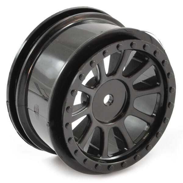 FTX6464B FTX Hooligan Rally Wheels (Pr) Black FTX6464B - Image 1