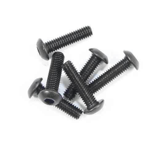 FTX6527 FTX Button Head Hex Screw M3*12 6Pcs FTX6527 - Image 1