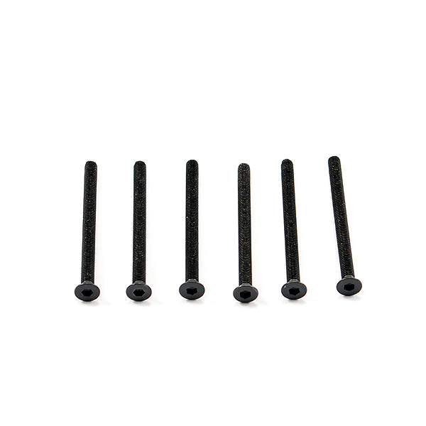 FTX6967 FTX Zorro Flat Head Hex Screw M3X40mm (6Pc) FTX6967 - Image 1