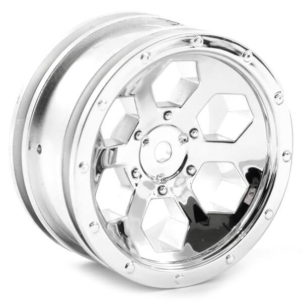FTX8168C FTX Outback 6Hex Wheel (2) - Chrome FTX8168C - Image 1