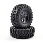 FTX Outback Pre-Mounted 6Hex/ Tyre (2) - Black FTX8170B