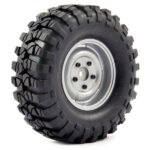 FTX Outback Pre-Mounted Steel Lug/Tyre (2) - Grey FTX8172G