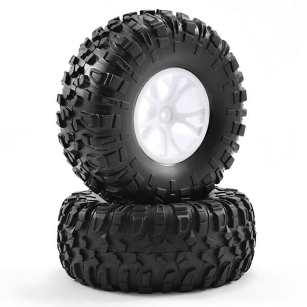 FTX8335W FTX Outlaw Pre-Mounted Wheels & Tyres - White FTX8335W - Image 1