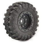 FTX Outback Mini Swamper Tire & Wheel Set - Black (4Pc) FTX8859BK