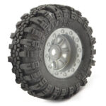 FTX Outback Mini Swamper Tire & Wheel Set - Grey (4Pc) FTX8859G