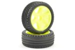 FTX Comet Buggy Front Mounted Tyre & Wheel Yellow FTX9062Y