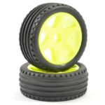 FTX Comet Buggy Front Mounted Tyre & Wheel Yellow FTX9062Y
