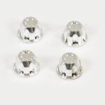 FTX Fury X Chrome Wheel Nut Dust Covers (4) FTX9255