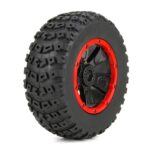 Losi Left & Right Tire (1ea), Premounted: 1:5 4wd DB XL LOS45004