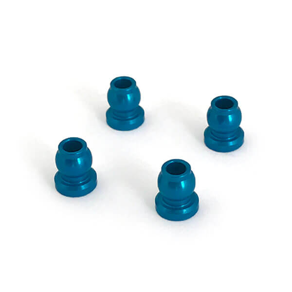 GM0020101 Gmade Aluminium Shock Upper Ball 6X8.5mm Blue (4) Zero/G/X GM0020101 - Image 1