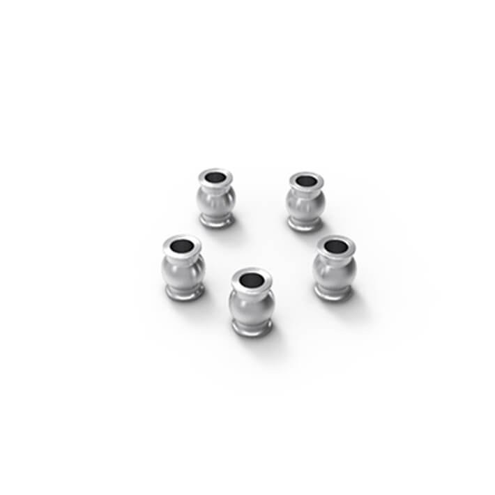 GM30117 Gmade Aluminum Rod End Ball 5.8X7.3mm (Silver) (5) GM30117 - Image 1
