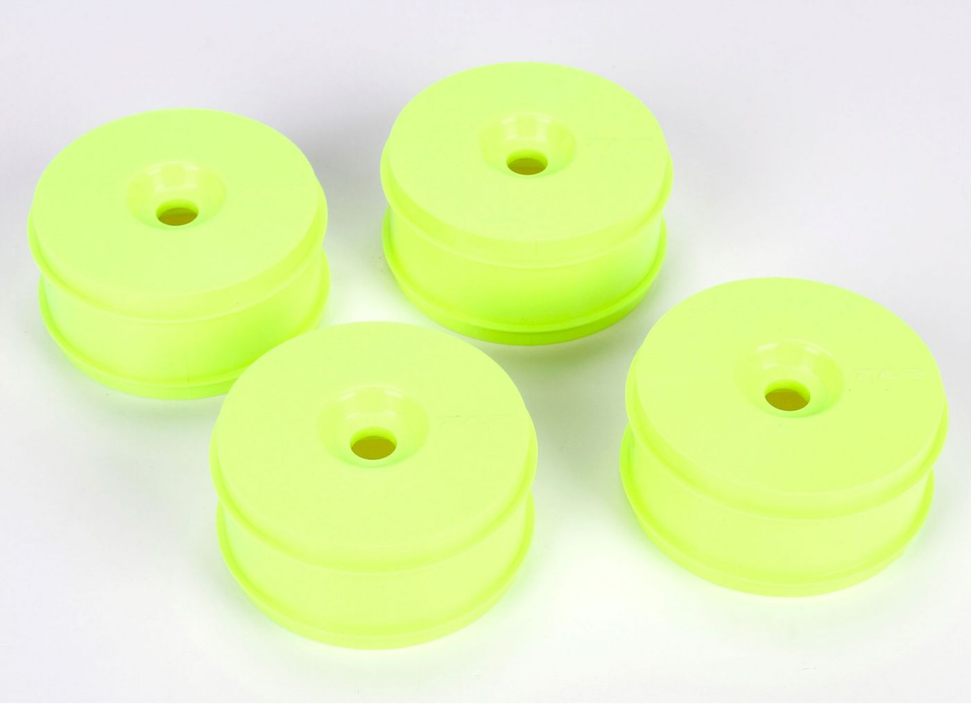 G-TLR44000 Team Losi Racing 1/8 Buggy Dish Wheel, Yellow (4): 8IGHT Buggy 3.0 TLR44000 - Image 1