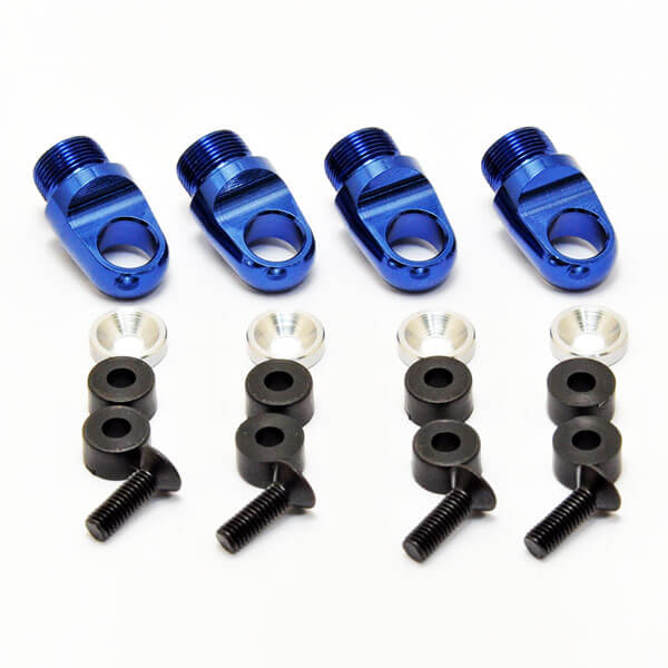 H230108 HoBao DC-1 Cnc Aluminium Shock Caps W/Gasket (4) H230108 - Image 1