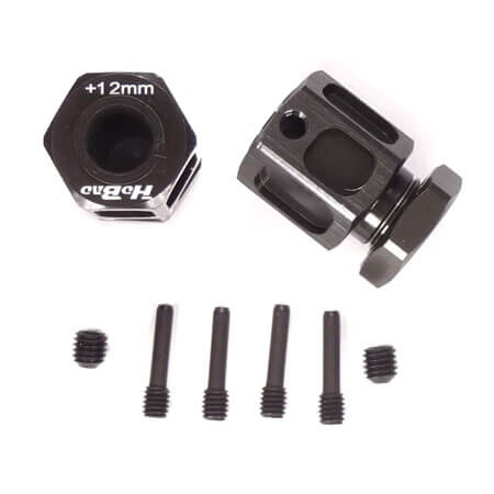 H86108 HoBao Hyper St Wheel Hub Set +12mm H86108 - Image 1