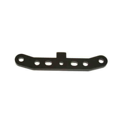 H87040B HoBao Hyper 7 Rear Alum. Suspension Plate-1Deg Black H87040B - Image 1