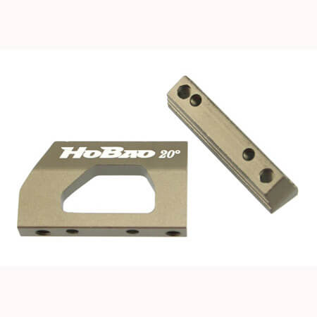 H89118 HoBao Hyper 9 Cnc Engine Mounts 20 Degrees H89118 - Image 1