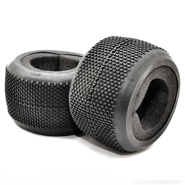 HBT-301 HoBao Hyper Sst Truggy Tyres (Pair) (With Inserts) HBT-301 - Image 1