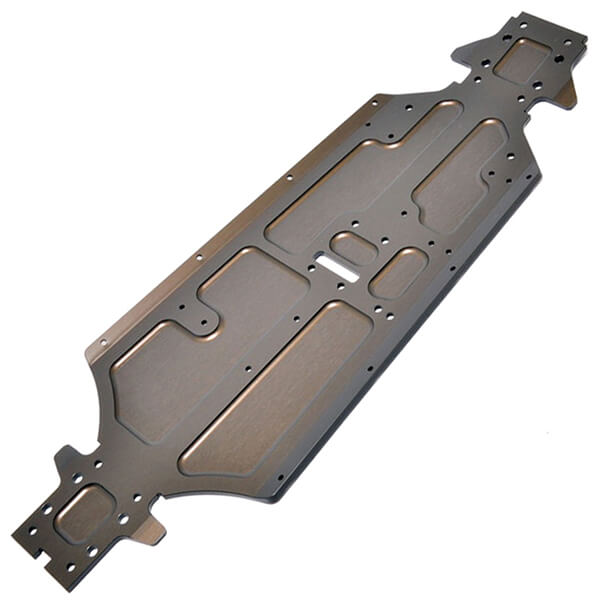 HOP-0028 HoBao Cnc Lightweight Chassis - Short - For Hyper Gts/GTB Ep HOP-0028 - Image 1