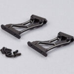 Killerbody Rear Wing Mount 1/10 High (Cnc Aluminium) KB48111HBK