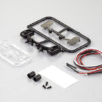 Killerbody Wing Mirror Type "E" W/Led Unit Set 1/10 Truck KB48229