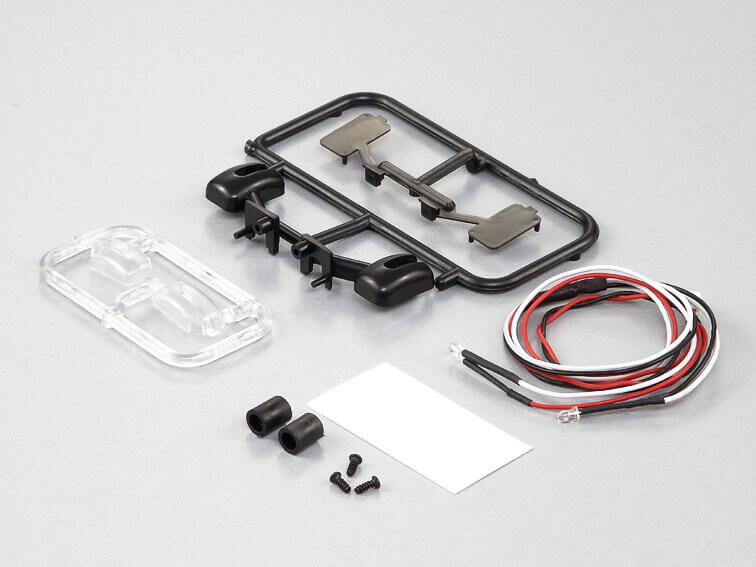 KB48229 Killerbody Wing Mirror Type "E" W/Led Unit Set 1/10 Truck KB48229 - Image 1