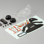 Killerbody Driver Figure W/Helmet & Seat 1/10 Scale KB48245