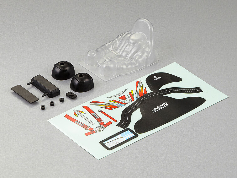 KB48245 Killerbody Driver Figure W/Helmet & Seat 1/10 Scale KB48245 - Image 1