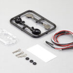 Killerbody Wing Mirror "C" W/L Ed Unit Set 1/10 Touring Car KB48359