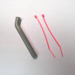 Logic Silicone Exhaust Deflector  5.5mm  45 Deg LST05