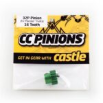 Castle CC PINION (Aluminium) 16t - 32 Pitch 5mm shaft CC6500