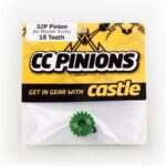 Castle CC PINION (Aluminium)18t - 32 Pitch 5mm shaft CC6501