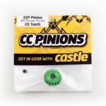 Castle CC PINION (Aluminium) 20t - 32 Pitch 5mm shaft CC6502