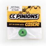 Castle CC PINION (Aluminium) 22t - 32 Pitch 5mm shaft CC6503