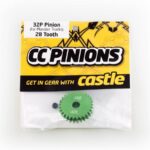 Castle CC PINION (Aluminium) 28t - 32 Pitch 5mm shaft CC6506